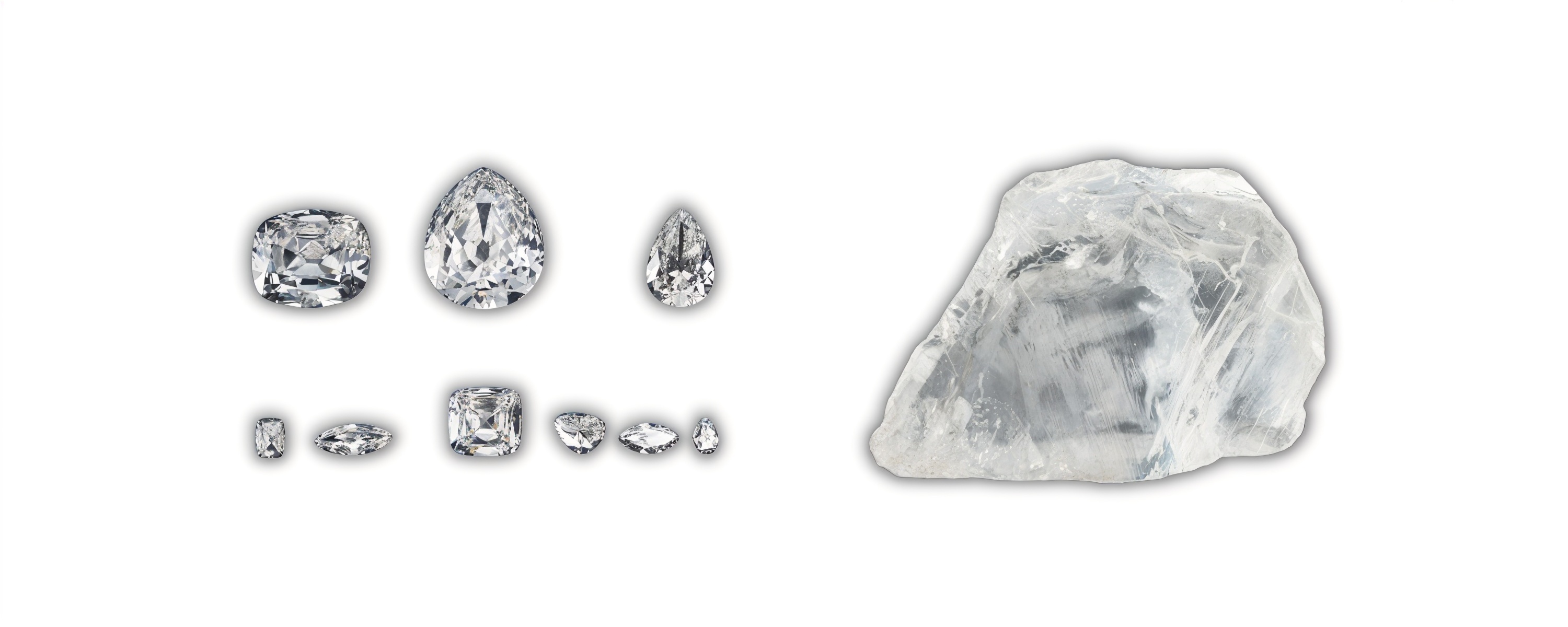 Surový diamant Cullinan – největší diamant na světě nalezený v Jižní Africe